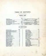 Table of Contents, Day County 1929